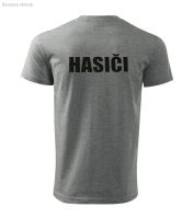 tričko pánské KR s vlastním znakem SDH na prsou a nápisem HASIČI na zádech (1)