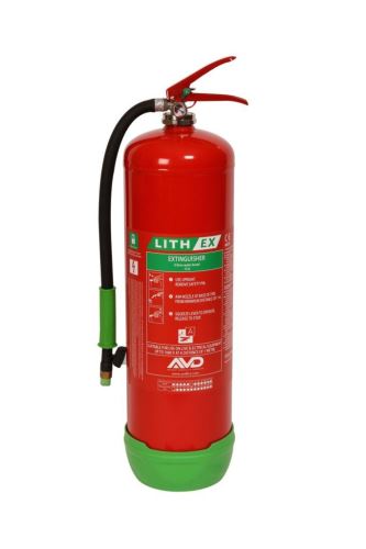 hasicí přístroj LithEx na lithiové baterie 9l