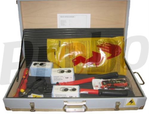 kufr vybavený elektronářadím