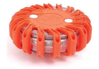 světlo - výstražný a signalizační LED modul - puk oranžový nabíjecí