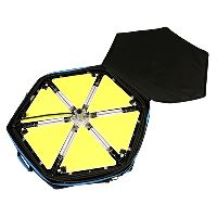 osvětlovací přenosný LED systém Powermoon HEXASPACE s difuzorem (5)