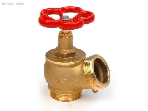 ventil hydrantový C52 mosaz bez spojky - ventil 2", PN16