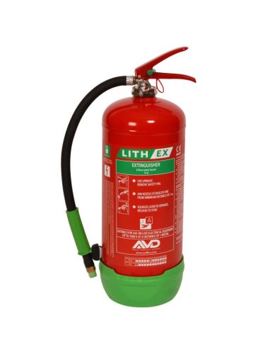 hasicí přístroj LithEx na lithiové baterie 6l