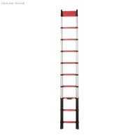 žebřík teleskopický opěrný TELESTEPS Rescue Fire (HASIČI) 4,1 m (2)