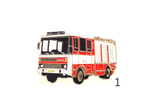 odznak kovový hasičské auto