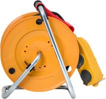 navíjecí buben - rozvaděč 4×230V, 40m, průřez vodiče 1,5mm2, IP44, neopren (2)