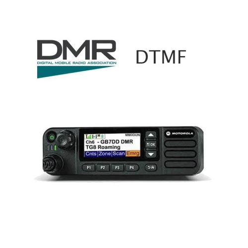 radiostanice vozidlová digitální MOTOROLA DTMF4600E  VHF + tlačítkový mikrofon