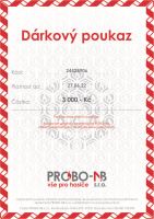 dárkový poukaz v hodnotě 3000,- Kč
