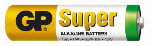 baterie GP super alkaline AA LR 6 1,5V