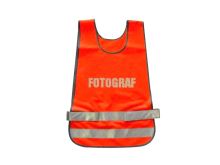 vesta výstražná dle GŘ s nápisem dle vlastního návrhu