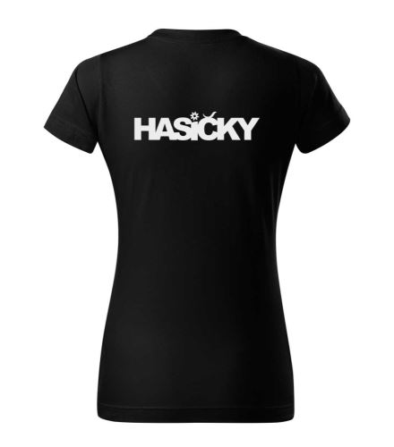 tričko dámské Basic s nápisem HASIČKY