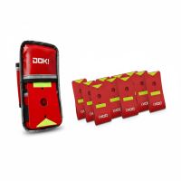 sada závěsků DOK! pro značení dveří při zásazích - sada 10 ks s pouzdrem